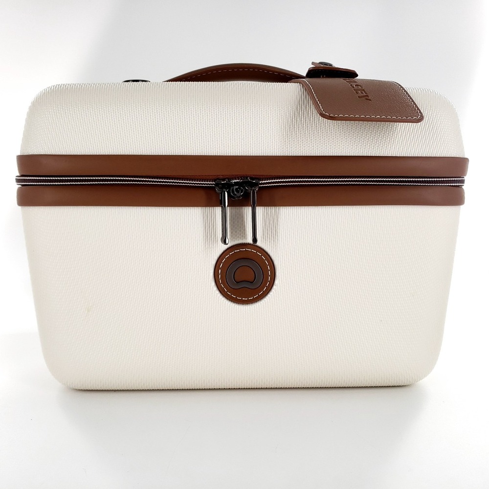 Delsey Paris Chatelet 2.0 Makeup Cosmetic Vanity Hard Shell Train Case w/ Strap - Picture 2 of 12